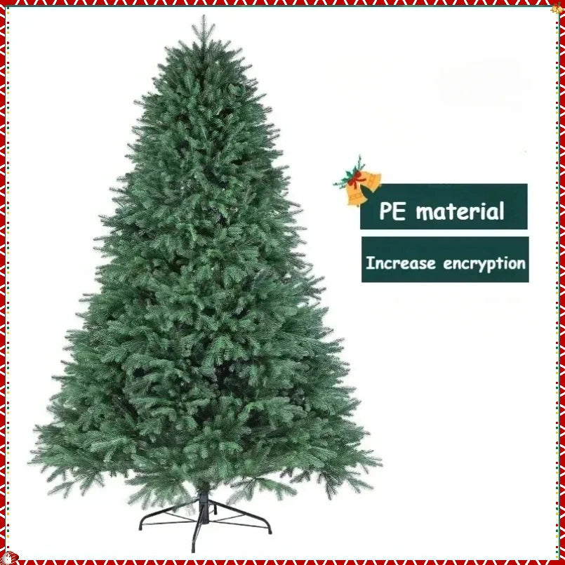 Artificial Christmas Tree 100% PE Encryption Spruce Multi-branch Luxury Christmas Tree 1.5m~2.1mChristmas Family Decorations