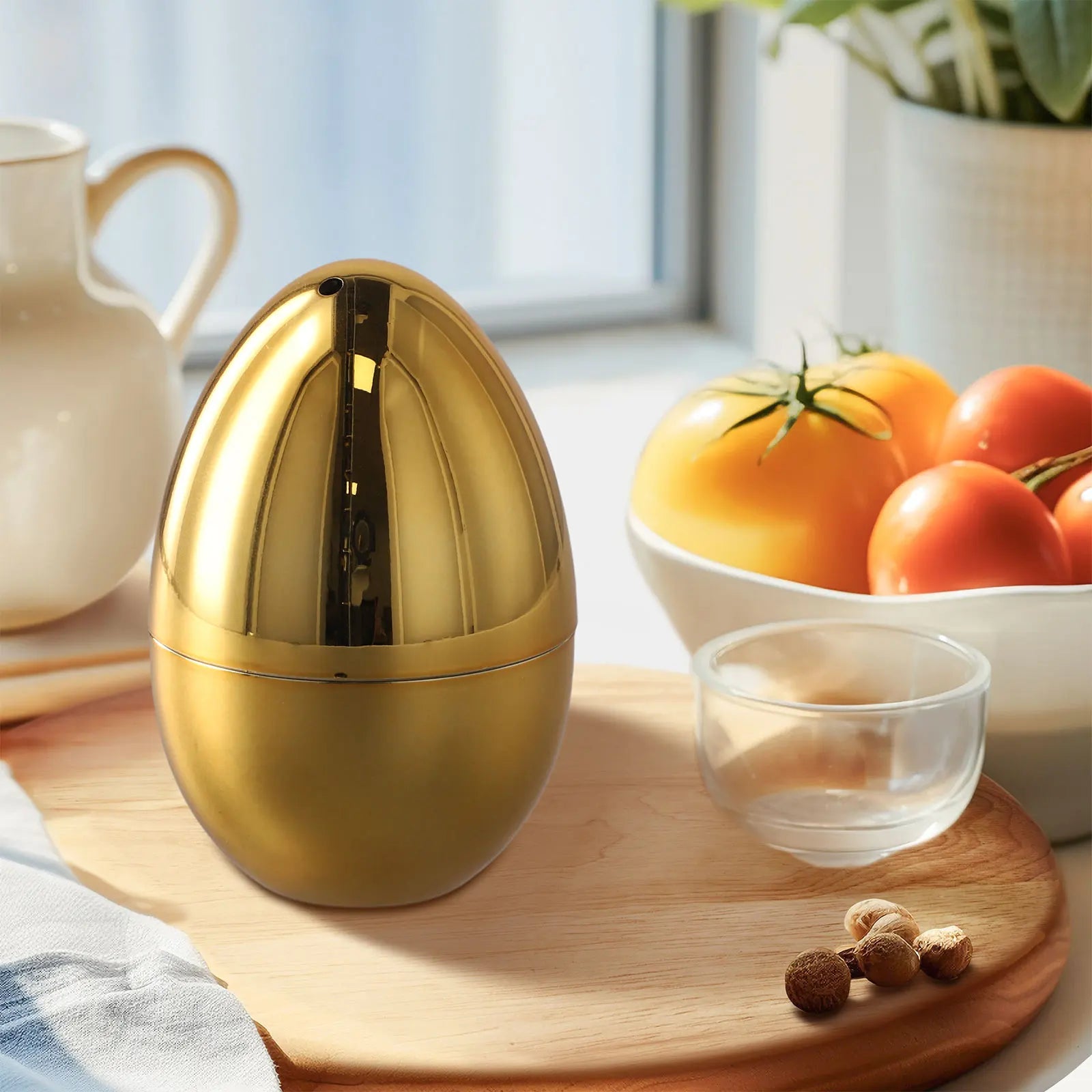 Creative Egg-shaped Toothpick Jar Storage Box Decoration Toothpick Box Household Toothpick Box Cute Toothpick Jar     New