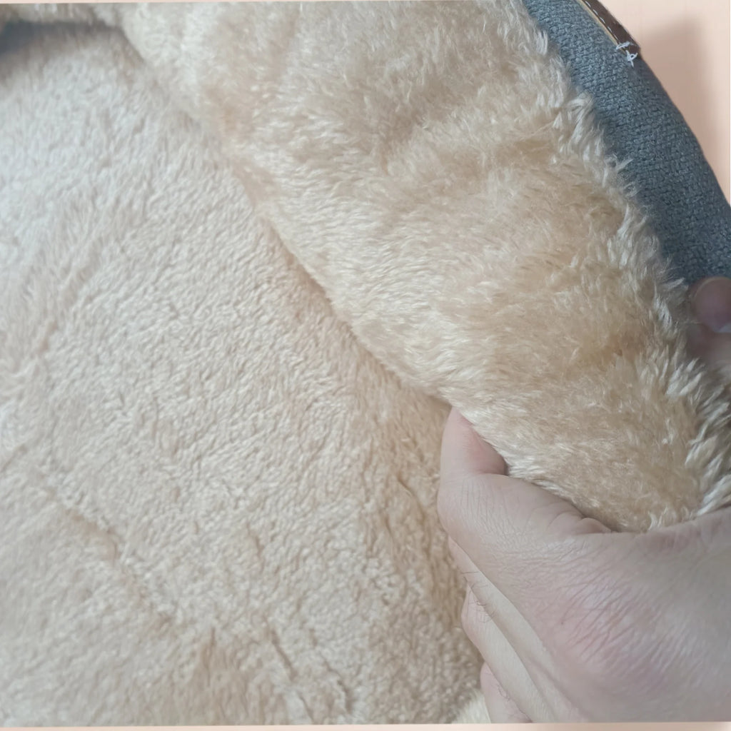 Pet Cat Dog Bed Cozy Square Plush Kennel Puppy Sofa Bed Cushion Pet Product Accessories For Small Medium Animal Doghouse