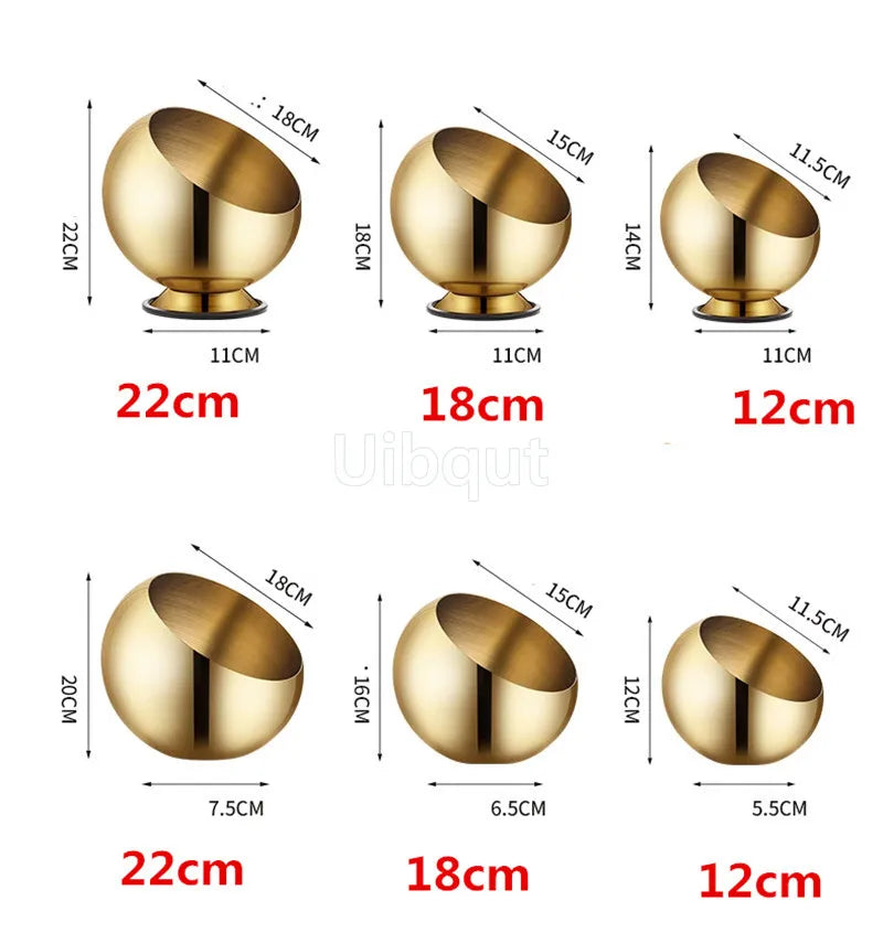 Stainless Steel Oblique mouthed Sauce Bowl with Lid Hot Pot Buffet Seasoning basket bowl Jar dish Container Salad Spherical Bowl