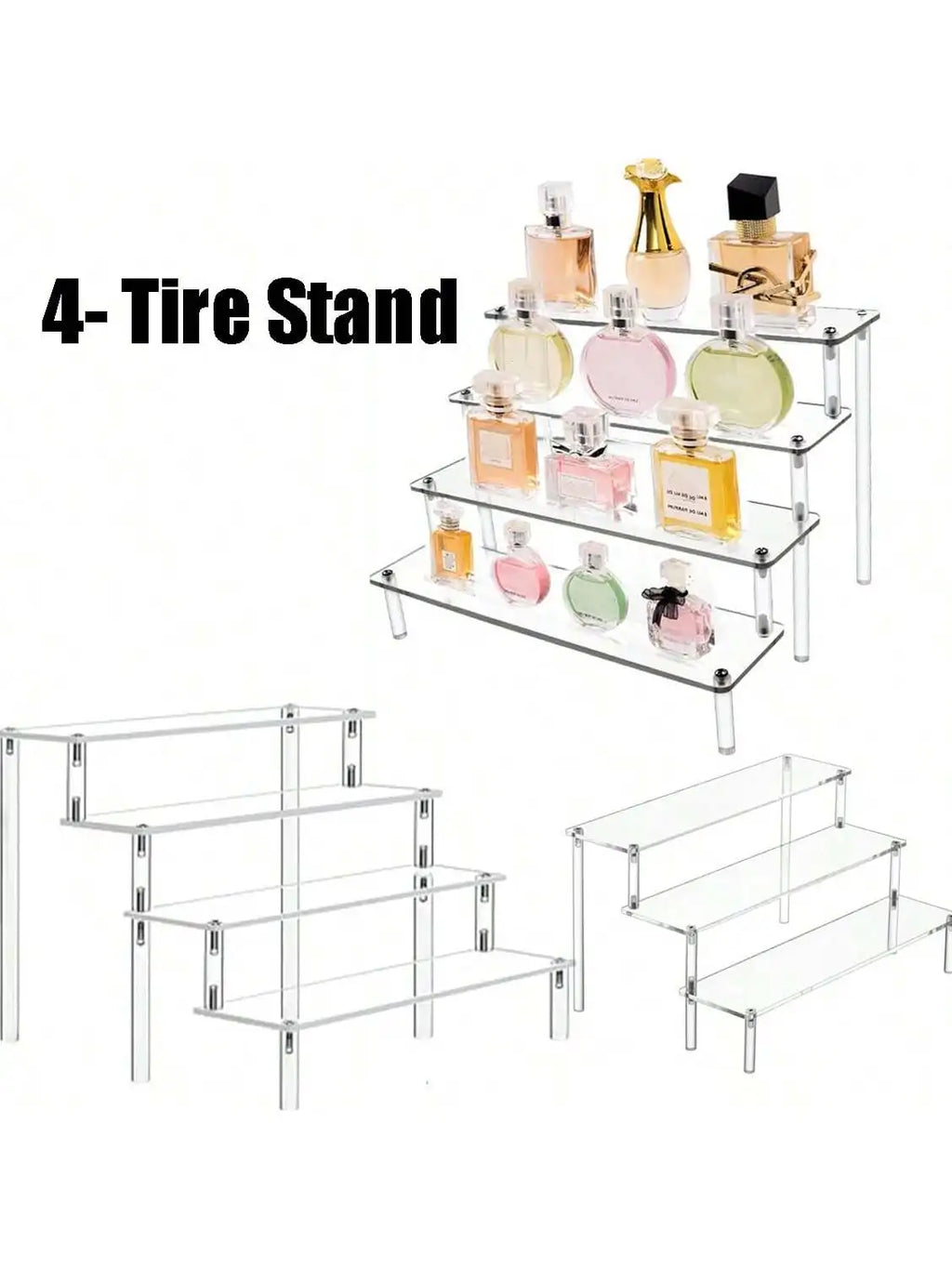 1/2/3/4Tier Cupcake Display Stand Decoration Stand Shelf Risers Cake Dessert Shelves for Party Dessert Plate  Cake Stands