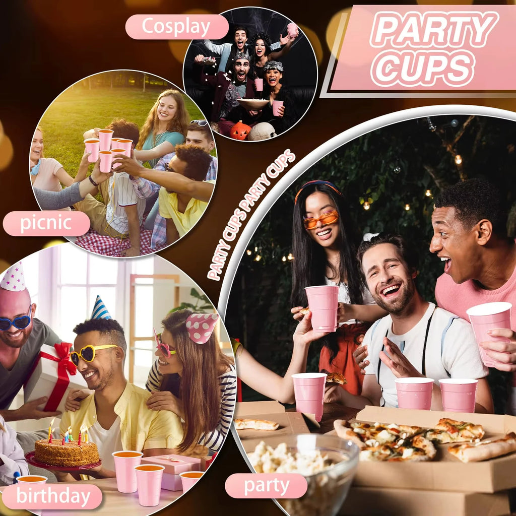 20-60pcs 2oz Mini Party Shot Cups Plastic Halloween Disposable Cups Birthday Wedding Cups For Beer Drinks Soda Punch Water Cups