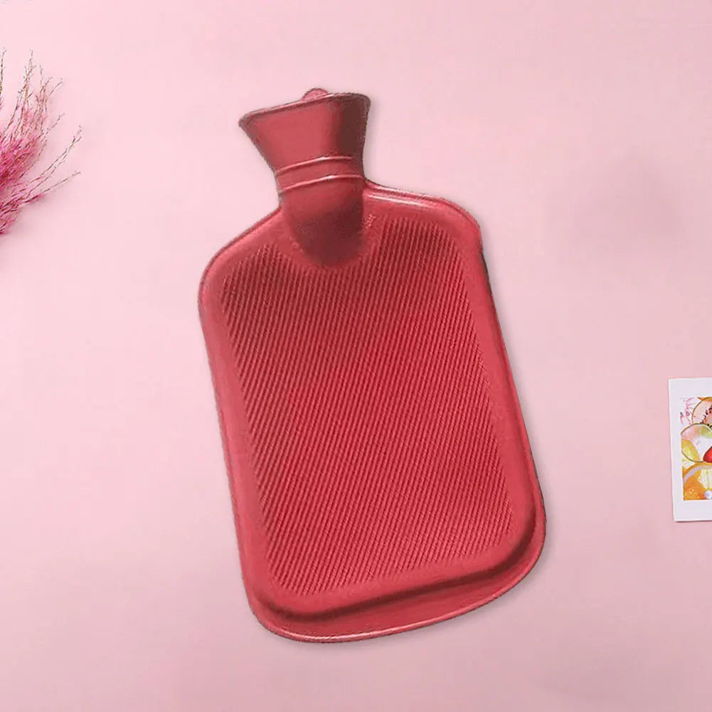 Insulating Hot Water Bags & Plush Cover Hot Water Bottle Winter Reusable Hand Warmers Water Bag Cover Long Lasting Feet Warmer