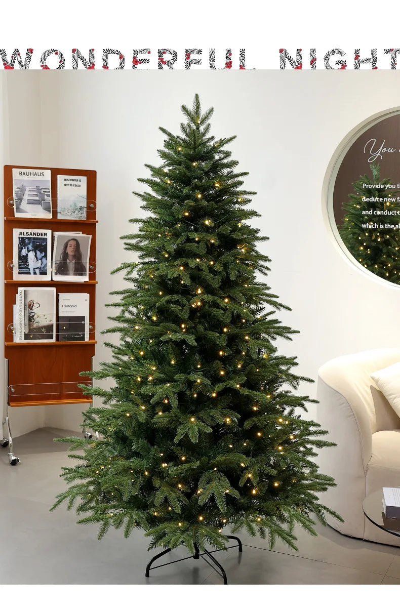 New Christmas Decorations Pe Mixed PVC Christmas Tree Encryption Lamp Christmas Tree Big Christmas Tree New Christmas Decoration