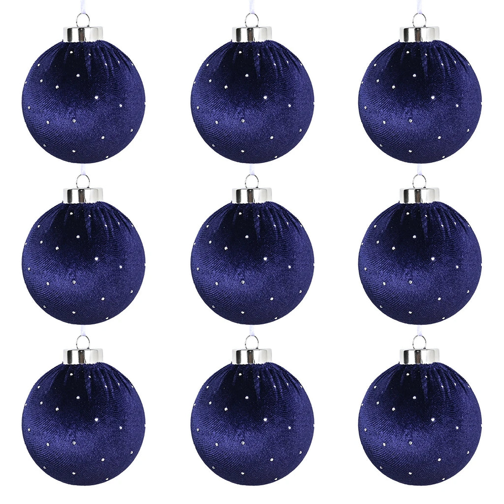 Christmas Ball Xmas Tree DIY Ornaments Holiday Party Decorations Christmas Tree Baubles 8CM Hanging Ornaments Decor