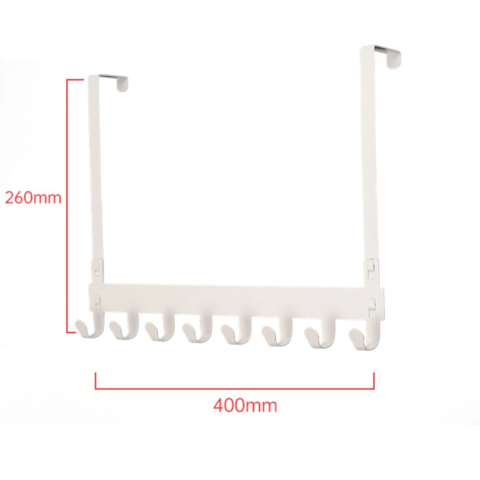 Hooks Over The Door Home Bathroom Organizer Rack Clothes Coat Hat Towel Hanger New Bathroom Kitchen Accessories Holder Door Hang