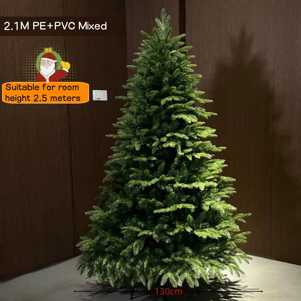 Artificial Christmas Tree PE+PVC Encryption Large Christmas Home Decoration New Year Christmas Tree 1.5m To 2.4m
