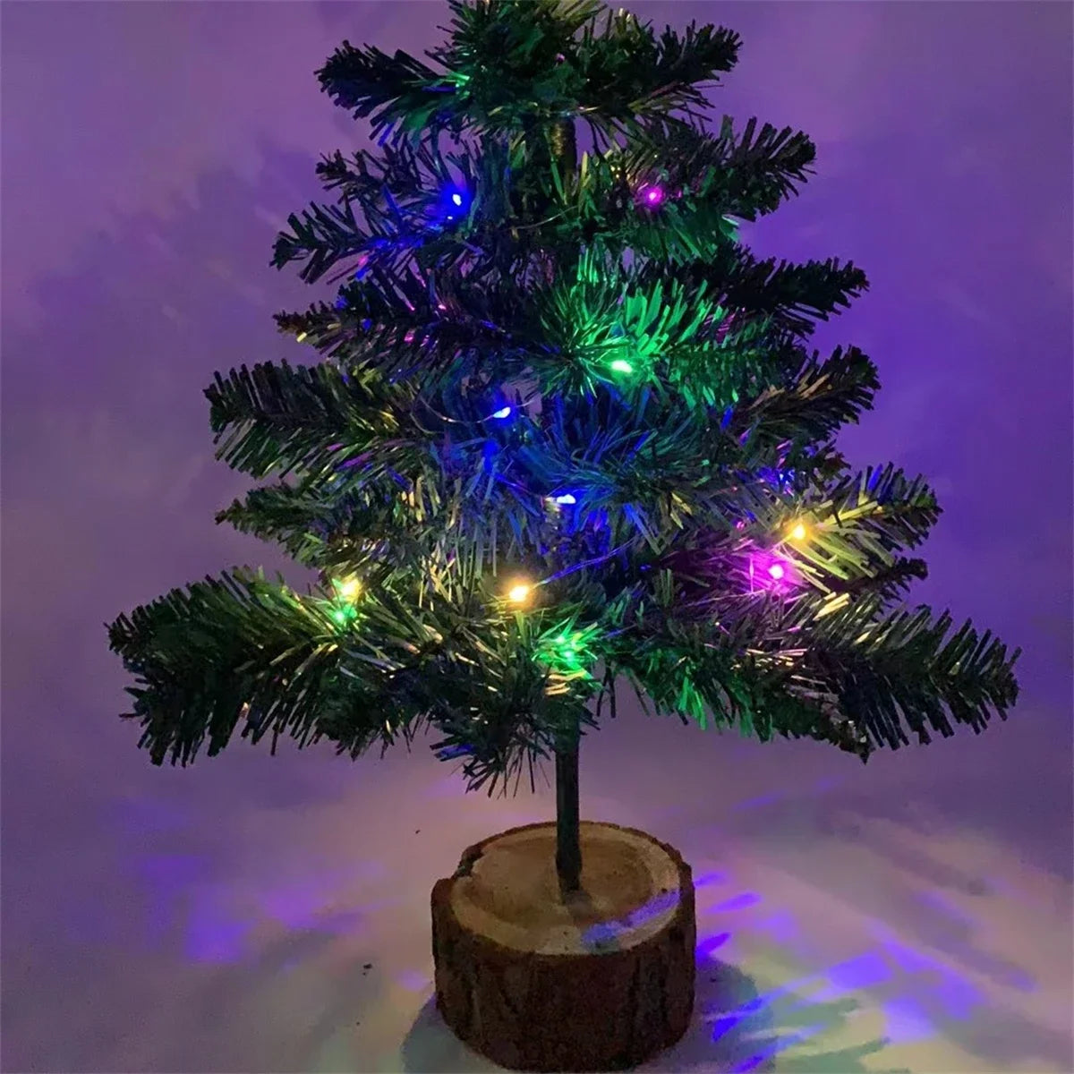 Christmas Tree Ornament Durable Mini Christmas Tree Decoration Prop for Christmas Parties Family Gatherings Daily Desktop Decor