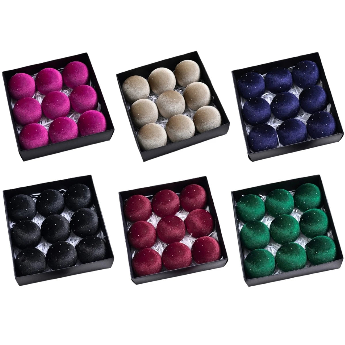 Christmas Ball Xmas Tree DIY Ornaments Holiday Party Decorations Christmas Tree Baubles 8CM Hanging Ornaments Decor