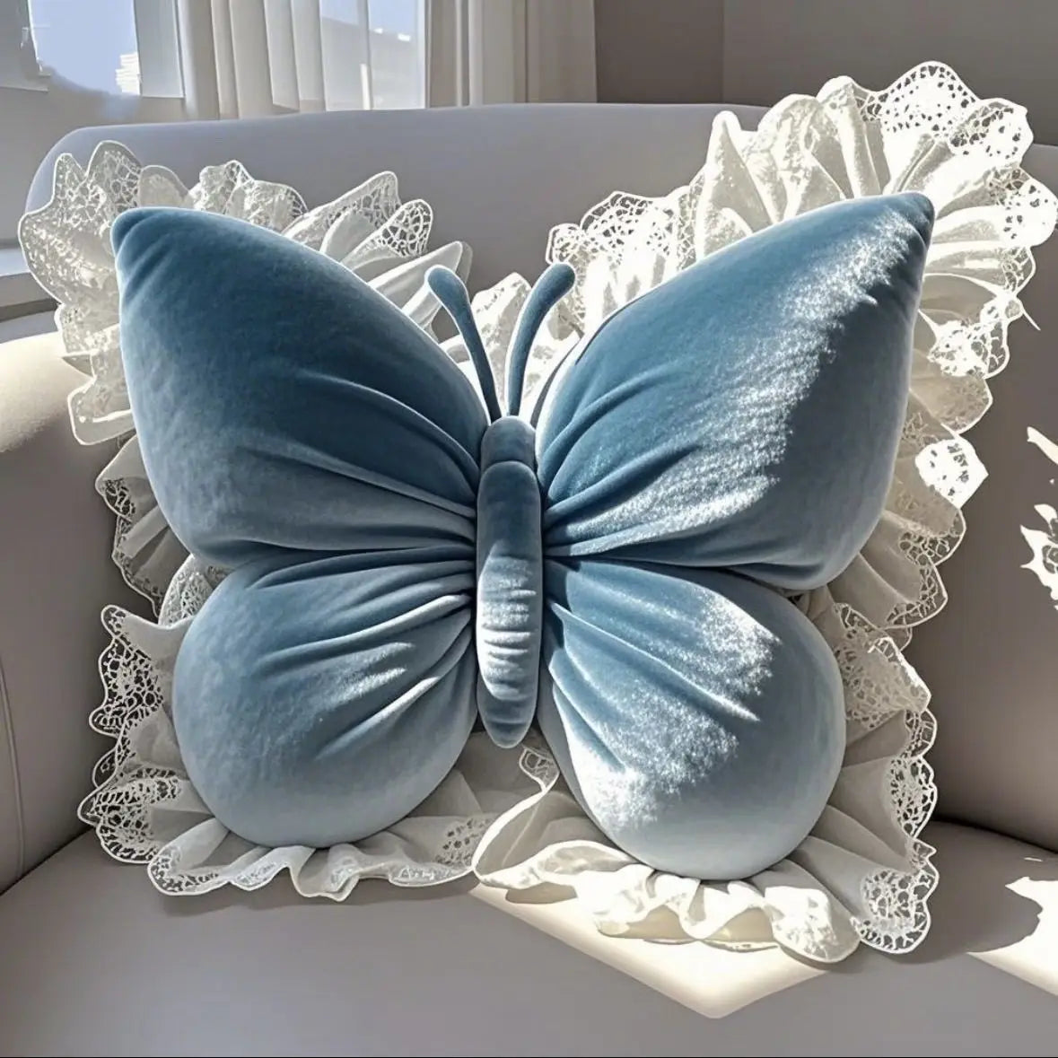 Cute Princess Butterfly Office Pillow Living Room Bow Bedroom Car Sofa Cushion Home New Pillow Room Home Garden Decor