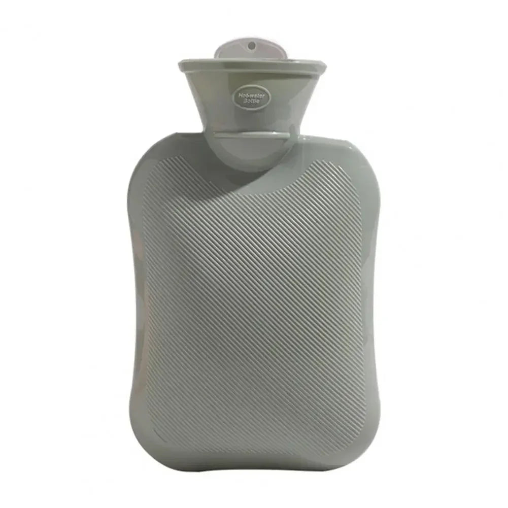 2000ML Hot Water Bottle Thick Rubber Bag Winter Warmer Random color