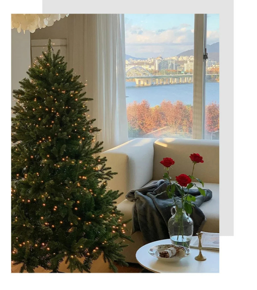 Artificial Christmas Tree PE+PVC Encryption Large Christmas Home Decoration New Year Christmas Tree 1.5m To 2.4m