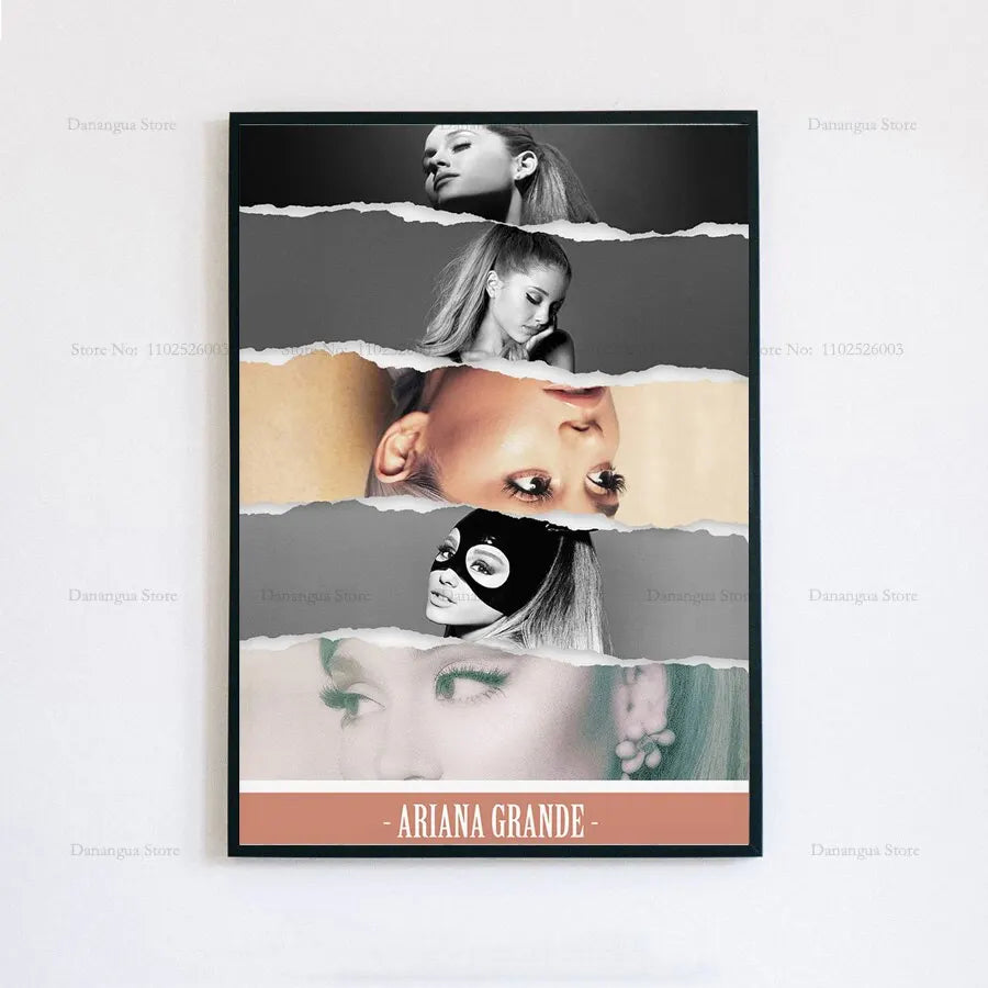 Ariana Grande 'Thank U, Next' Album Cover Art Poster - Home Wall Decor Print