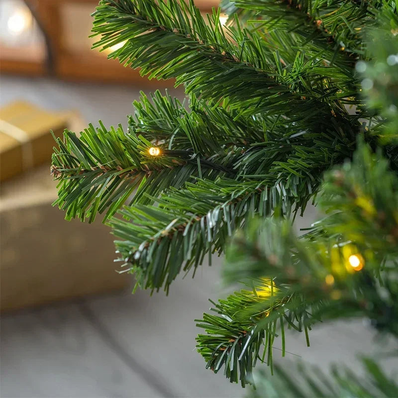 Artificial Christmas Tree PVC Material with LED Lights Large Encrypted Christmas Tree 120CM-210CM Family Christmas Decoration