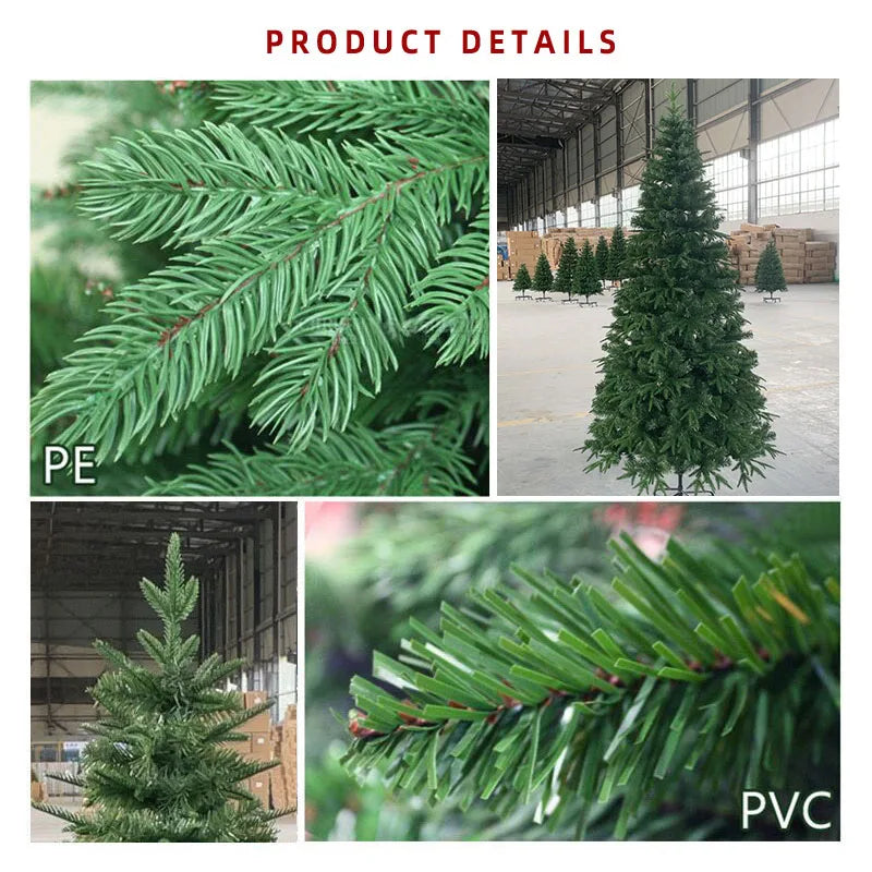 Full PE Encryption Christmas Tree for Christmas Decoration Large Hybrid Automatic Simulation Christmas Tree New Year Decorations
