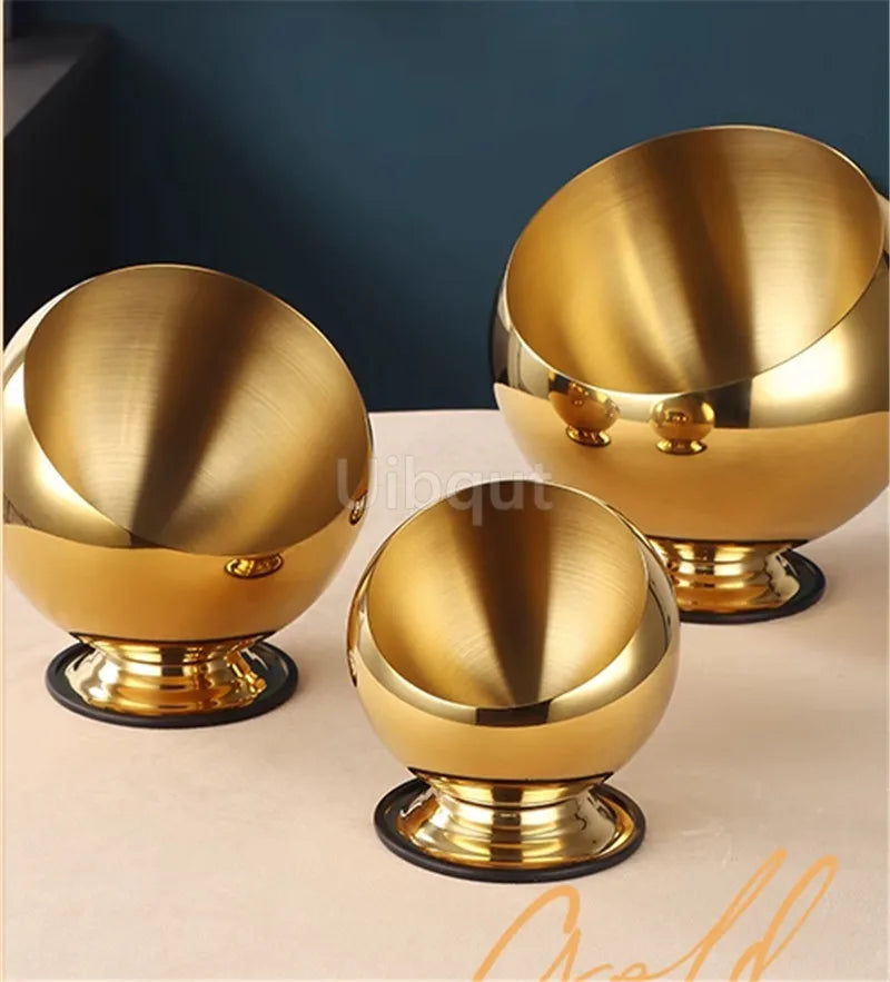 Stainless Steel Oblique mouthed Sauce Bowl with Lid Hot Pot Buffet Seasoning basket bowl Jar dish Container Salad Spherical Bowl