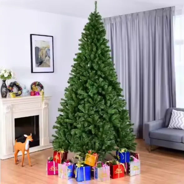 Christmas Tree 6 Ft Green Thick and Dense Pine Needle PVC Artifical Christmas Tree with Metal Stand