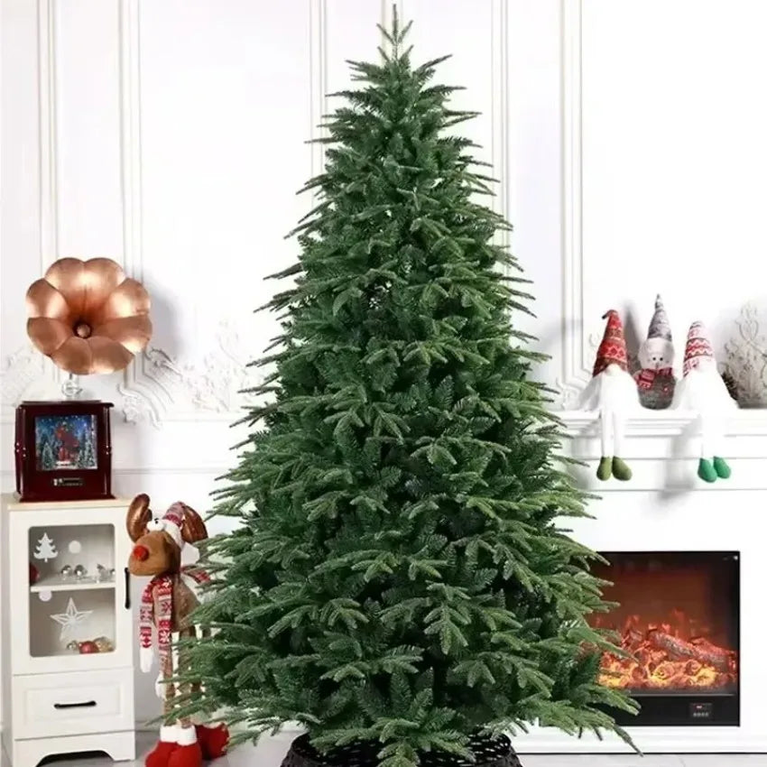 Artificial Christmas Tree PE+PVC Encryption LED Lights Large Christmas Tree 1.2m-1.8m Family Christmas New Year party Decoration