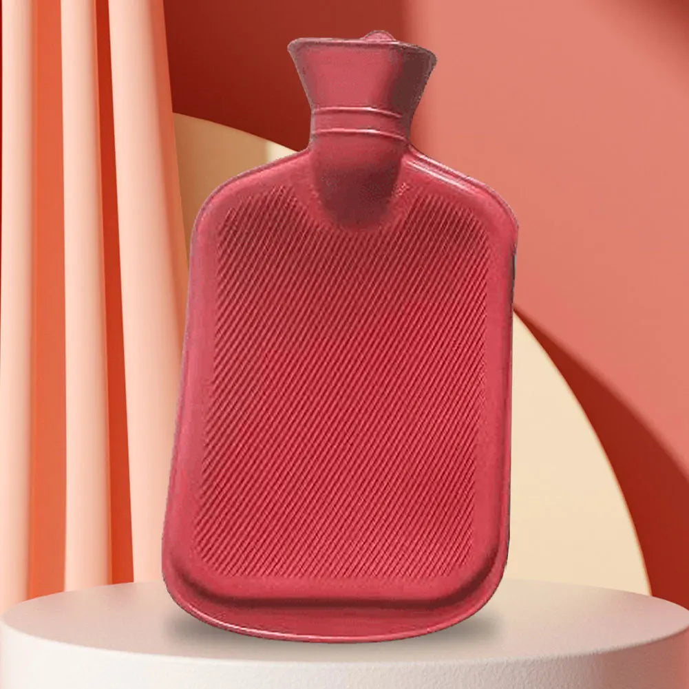 Insulating Hot Water Bags & Plush Cover Hot Water Bottle Winter Reusable Hand Warmers Water Bag Cover Long Lasting Feet Warmer