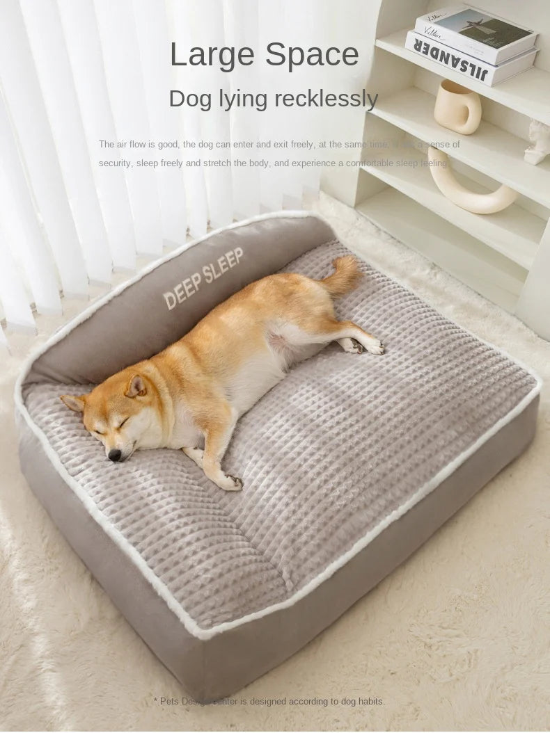 New Cat Bed Dog Pet Bed Kennel Non-Slip Winter Warm Small Dog Kennel Sleeping Removed Washed Soft Puppy Cushion Cat Supplies