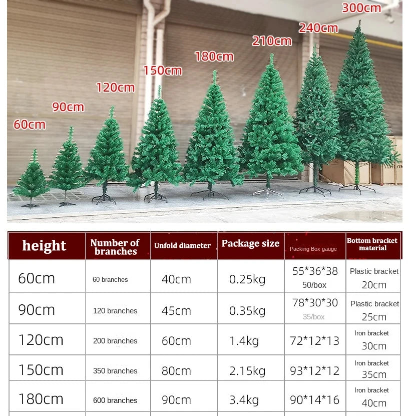 3m Christmas Tree Decoration Set 2.1/2.4 Large DIY Christmas Ornaments For Trees Holiday Party Home Decor Hanging Drop Shipping