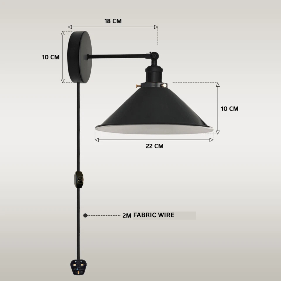 Cord plug in pendant light with Dimmer Switch ~2224-1