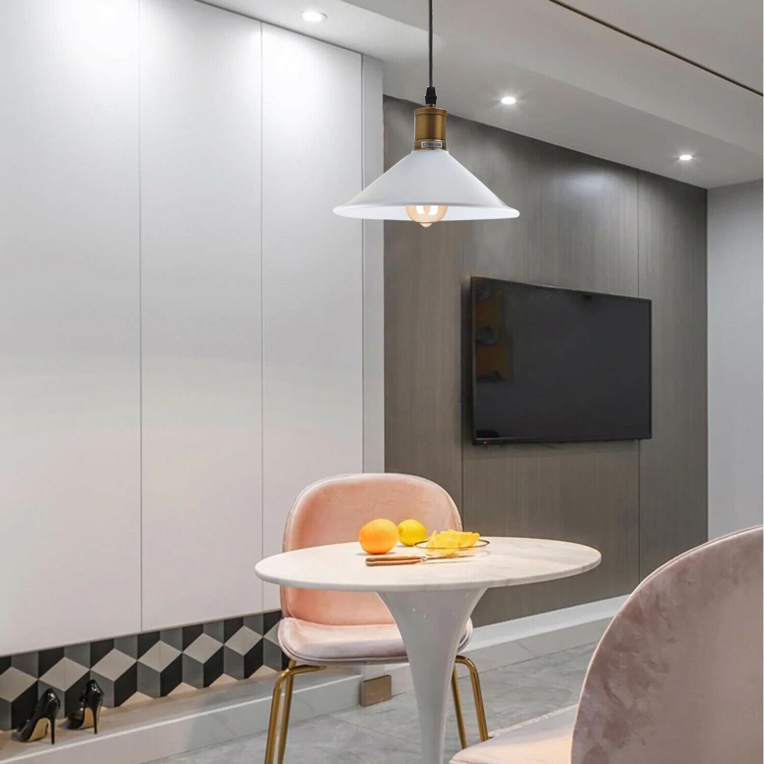 Vintage Industrial Pendant Light_Metal Shade Lamp~1420-0