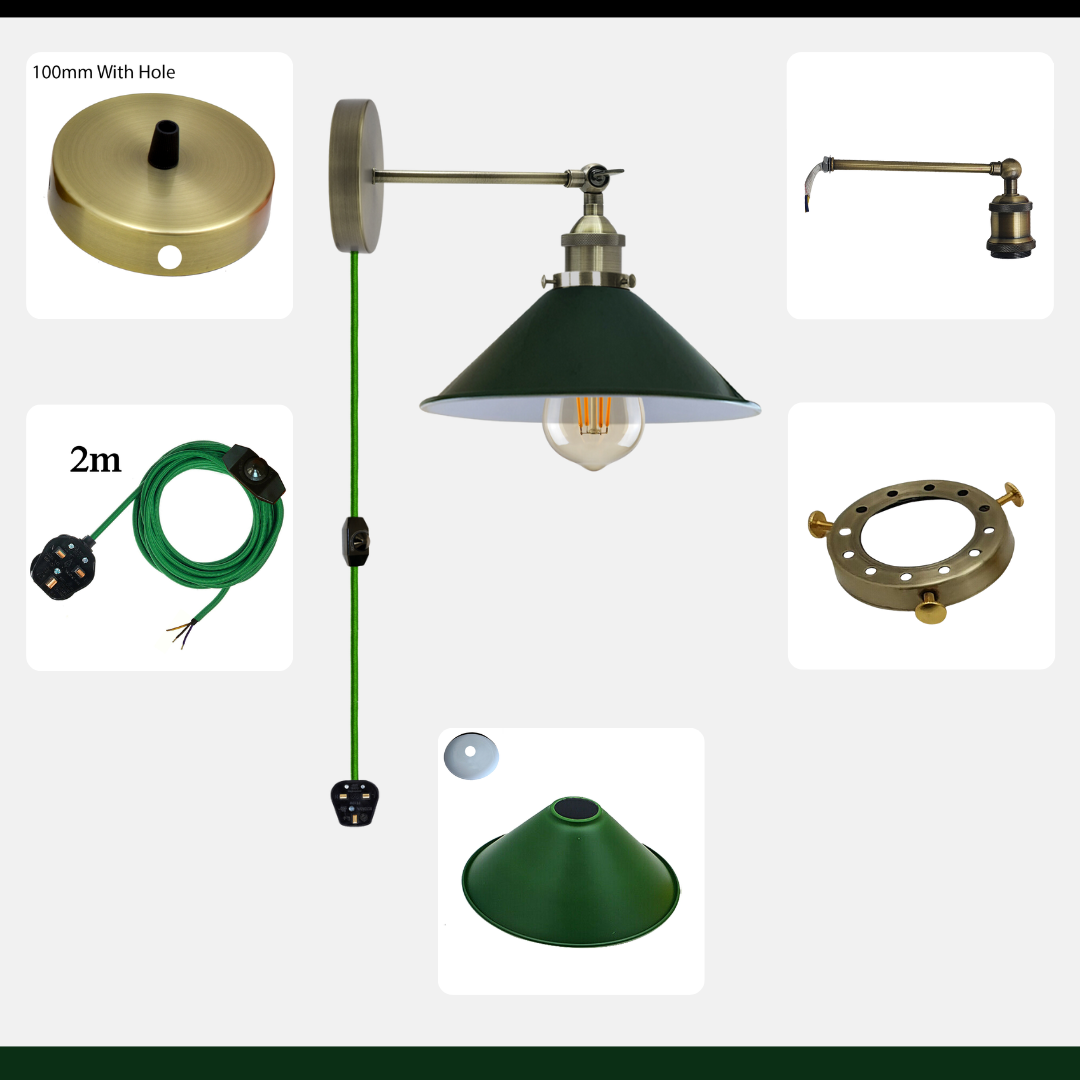 Cord plug in pendant light with Dimmer Switch ~2224-2